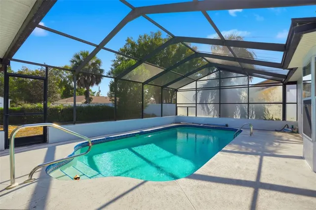 a view of yard with outdoor seating