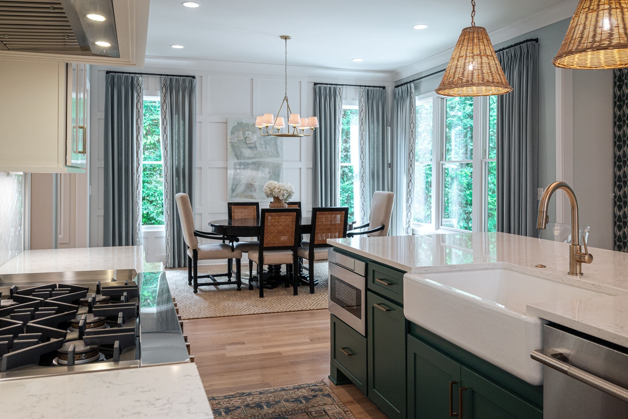 3503 Robin Road Nashville, TN 37204 - Photo 16 of 56 a kitchen with stainless steel appliances granite countertop a sink stove and cabinets