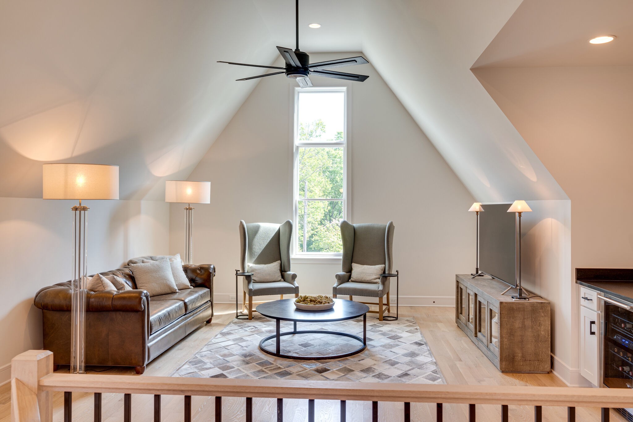 3503 Robin Road Nashville, TN 37204 - Photo 34 of 56 a living room with furniture a window and a flat screen tv