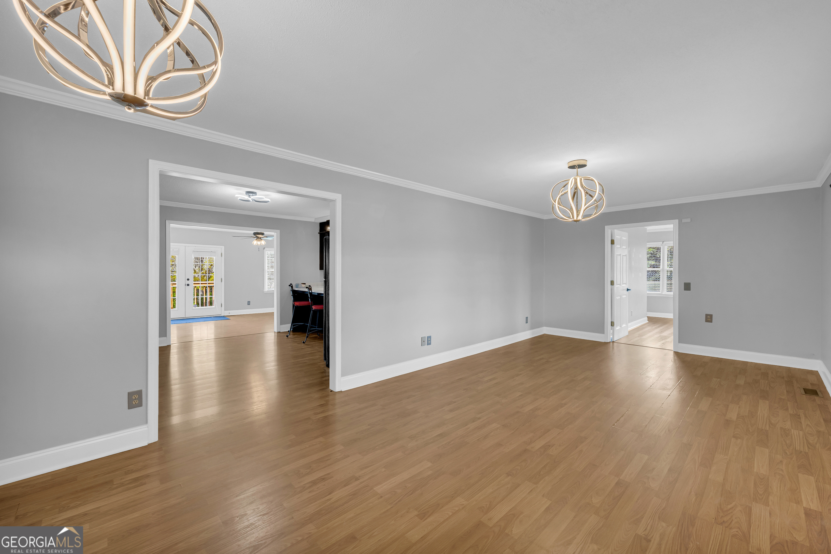 450 Clarks Creek Road North Martin, GA 30557 - Photo 22 of 70 a view of empty room with wooden floor