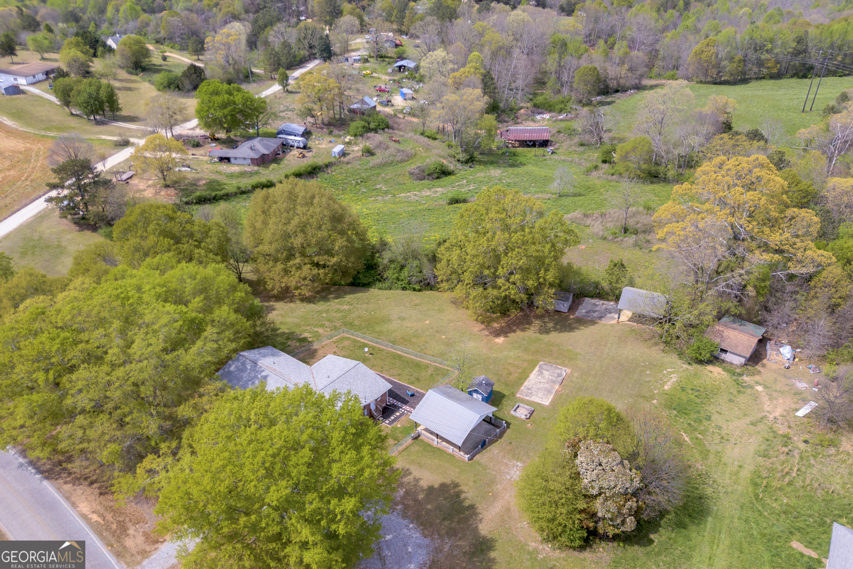 450 Clarks Creek Road North Martin, GA 30557 - Photo 5 of 70 a view of lake with green space