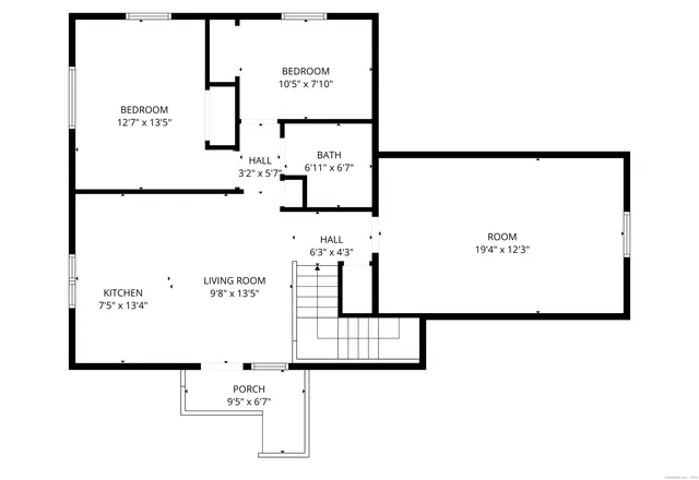 a picture of a wall with a white wall and a white wall