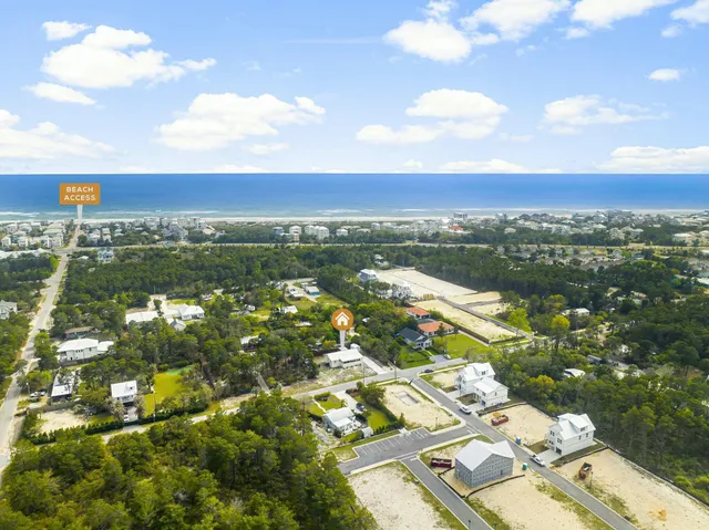 a view of city and ocean