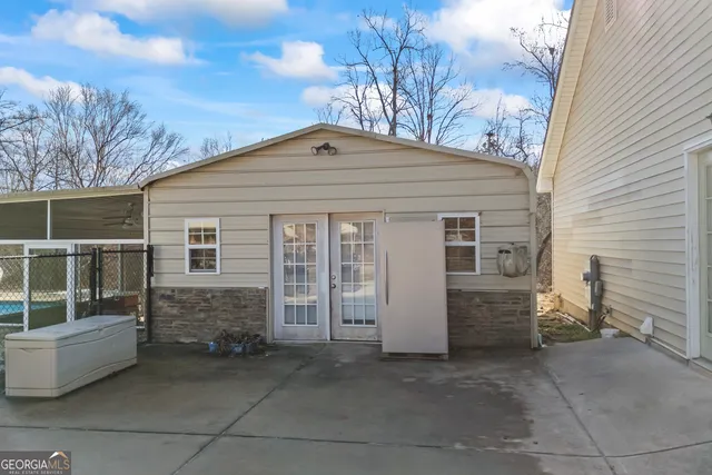 a view of lake and mountain