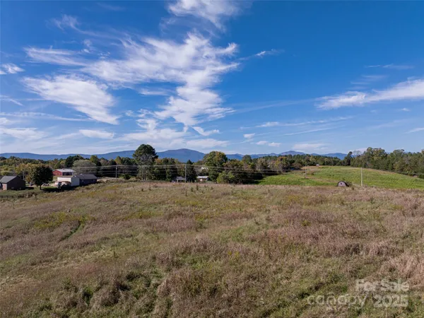 a view of an outdoor space and mountain view