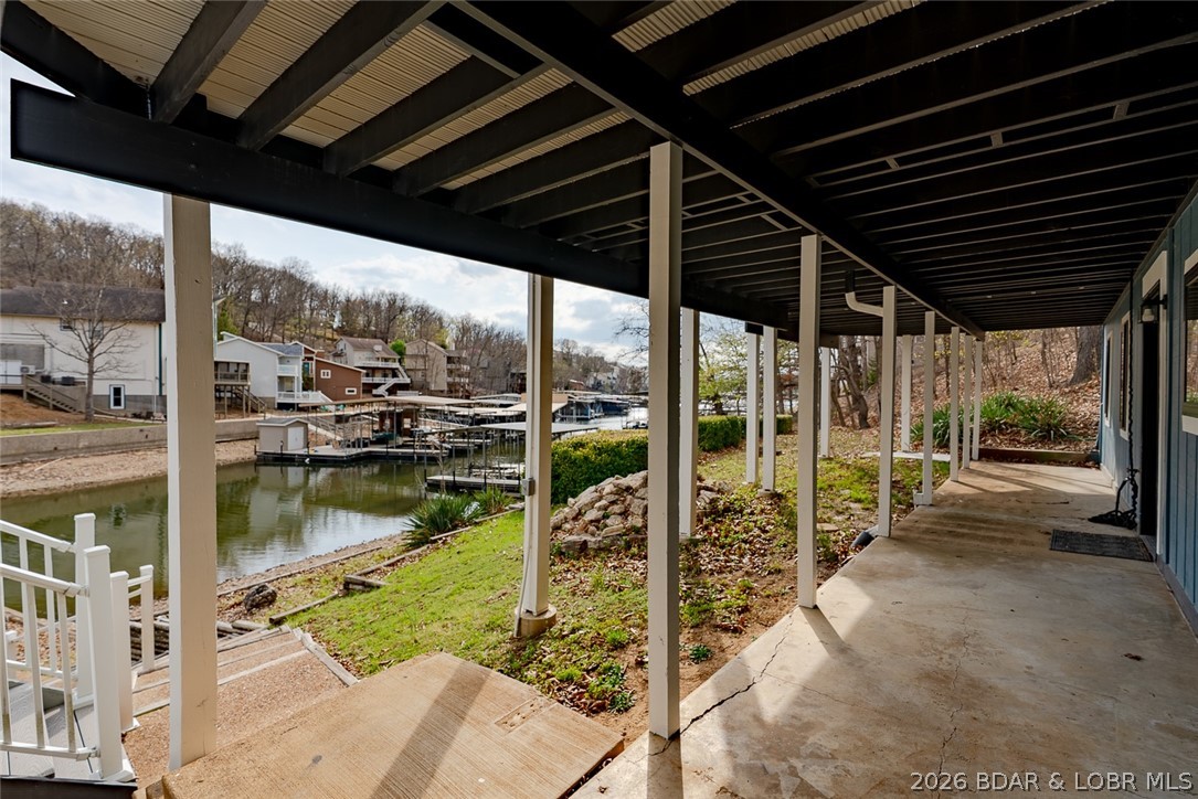 131 Frudeger Road Lake Ozark, MO 65049 - Photo 50 of 78 Lower concrete patio (NOT attached to house founda