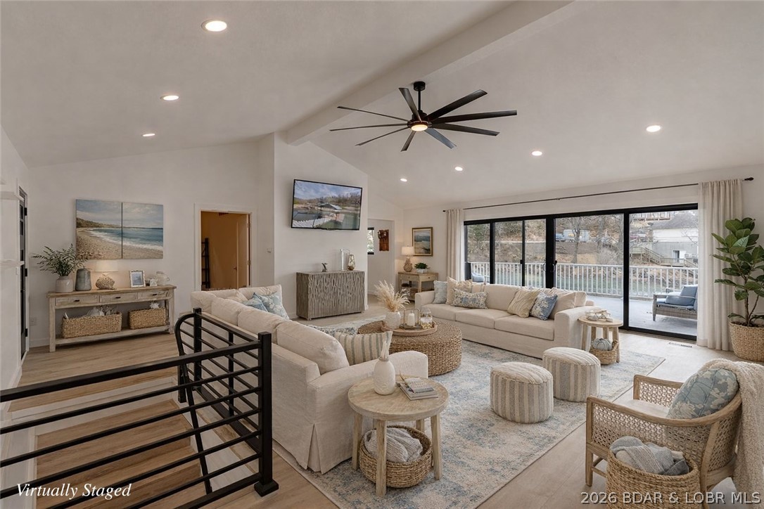 131 Frudeger Road Lake Ozark, MO 65049 - Photo 8 of 78 Virtually staged living area - plenty of space!