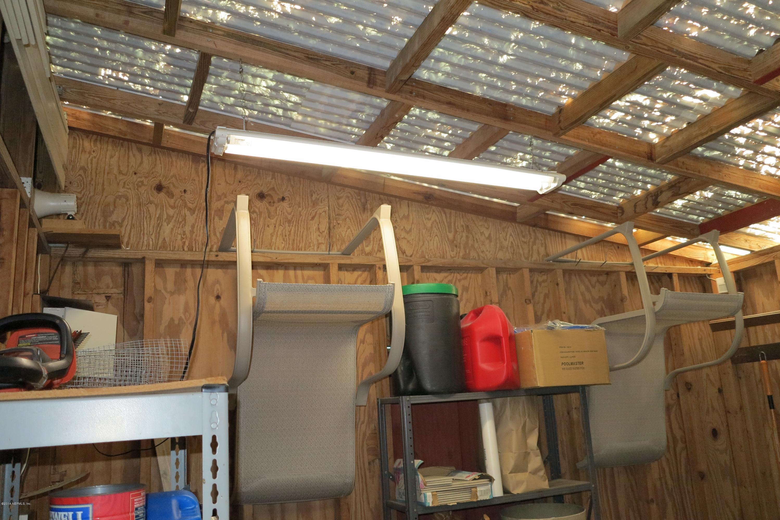 2095 Orange Picker Road Jacksonville, FL 32223 - Photo 58 of 67 Lighting inside work shed