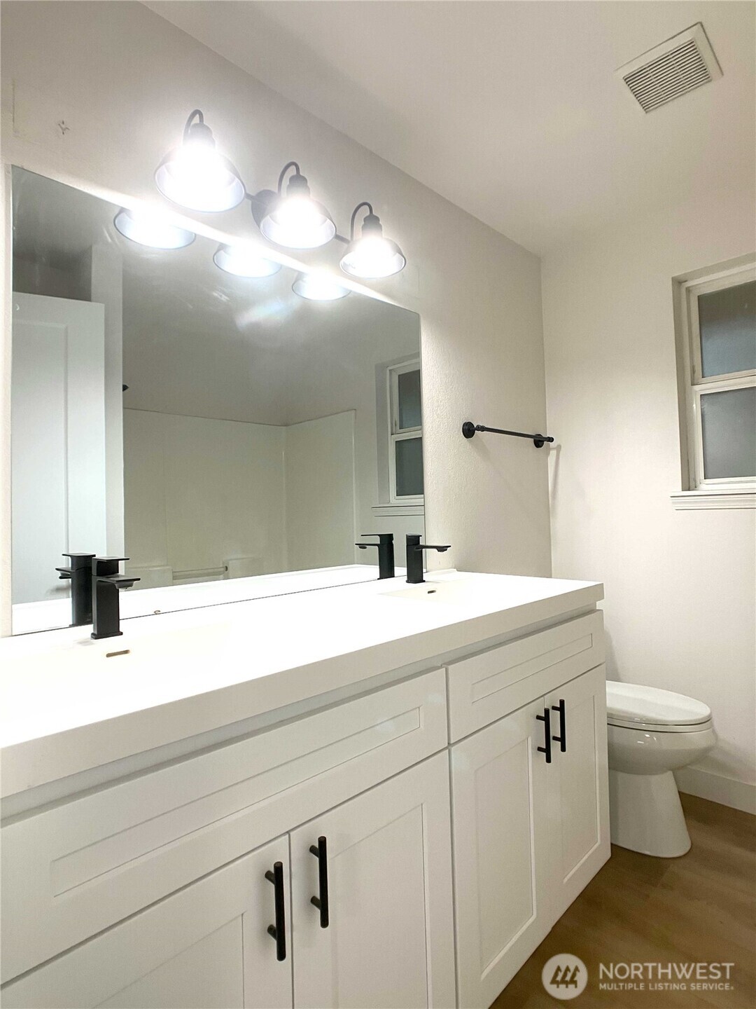 1471 Southeast Binns Swiger Loop Road Shelton, WA 98584 - Photo 15 of 25 a bathroom with a sink and mirror