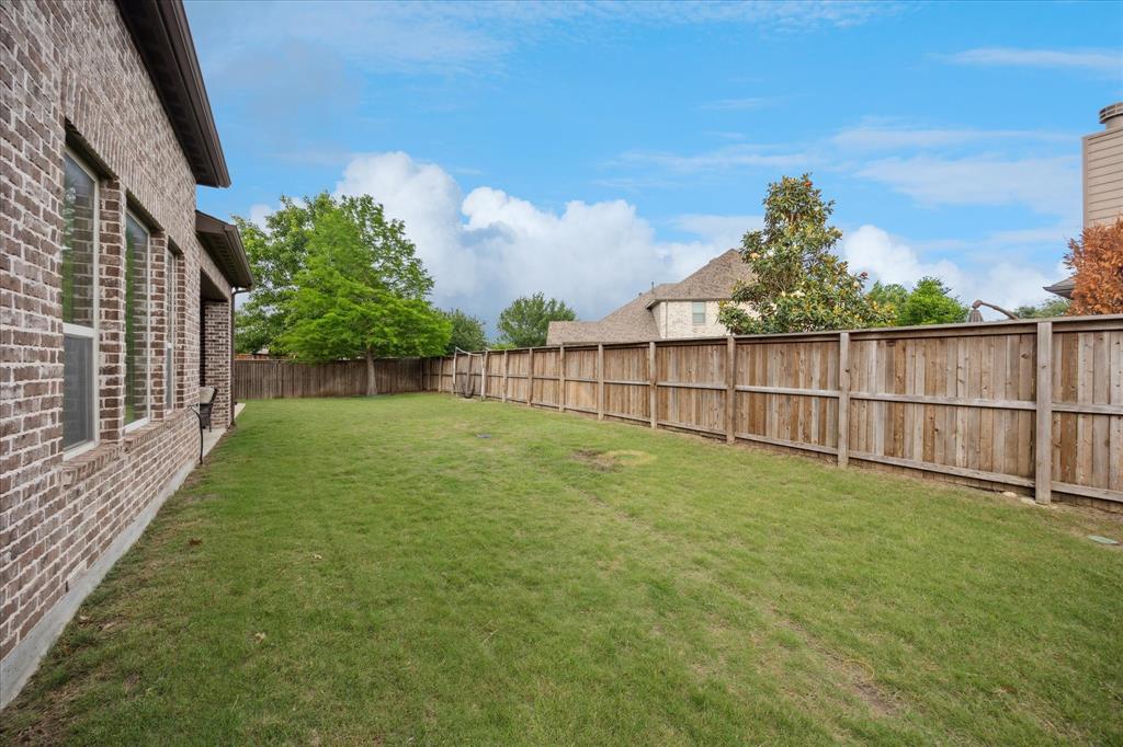 580 Butchart Drive Prosper, TX 75078 - Photo 34 of 40 View of yard