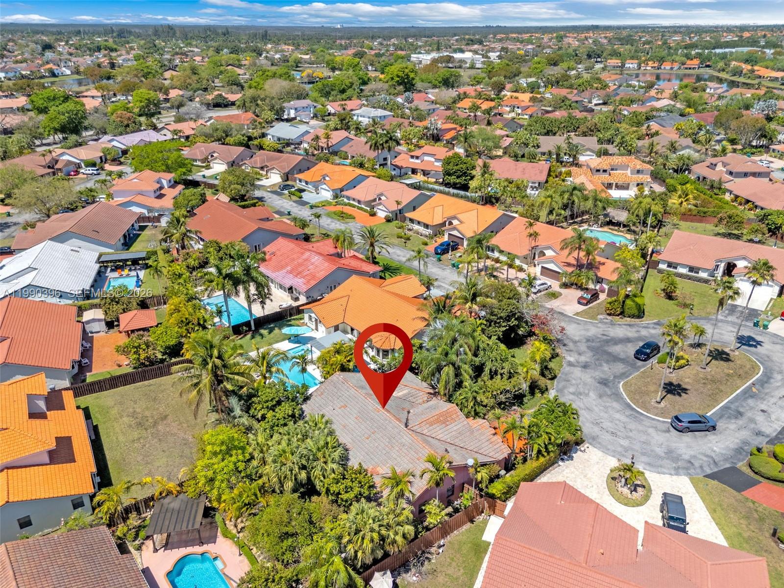 15012 Southwest 45th Lane Miami, FL 33185 - Photo 27 of 43 an aerial view of a residential houses with outdoor space