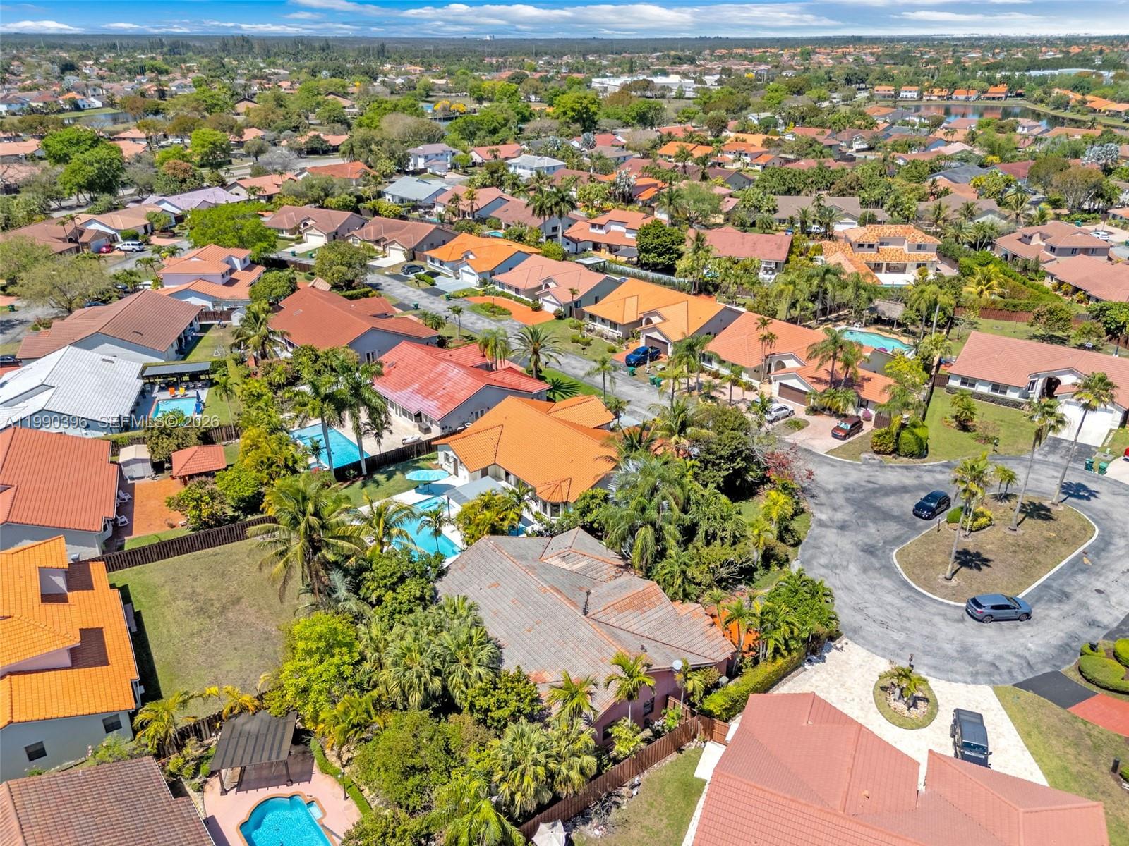15012 Southwest 45th Lane Miami, FL 33185 - Photo 31 of 43 an aerial view of a residential houses with outdoor space