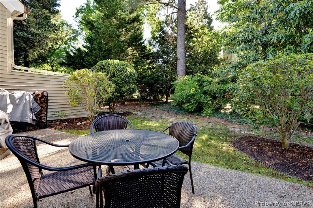 40 Winster Fax Road Williamsburg, VA 23185 - Photo 22 of 24 Enjoy the green space located behind the patio.