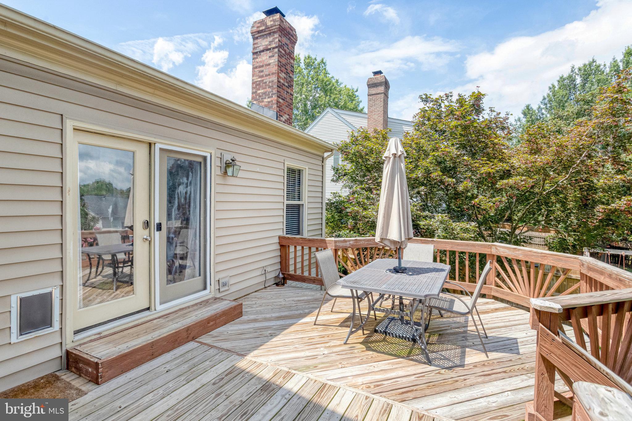 21 Burns Road Stafford, VA 22554 - Photo 21 of 35 Sunny deck retreat surrounded by greenery.
