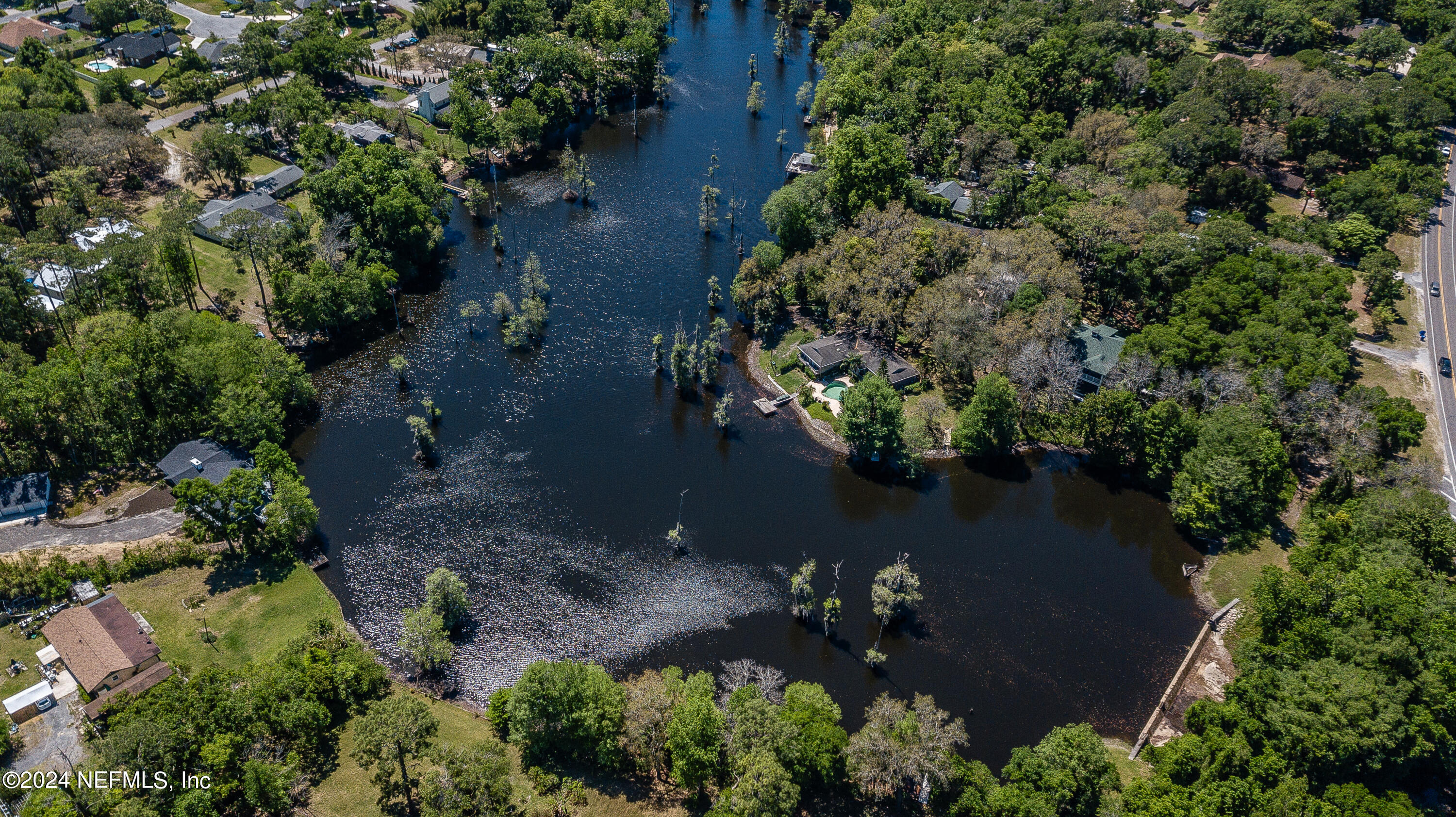 495 Roberts Road St. Johns, FL 32259 - Photo 54 of 54 an aerial view of a house with a yard