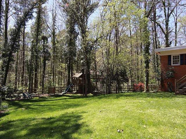 3722 Eton Road Durham, NC 27707 - Photo 24 of 25 Fenced lot that is situated on 1.18 acres and just a short walk to the Hope Valley Country Club