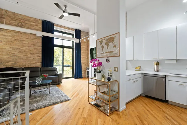 a very nice looking room with a large window