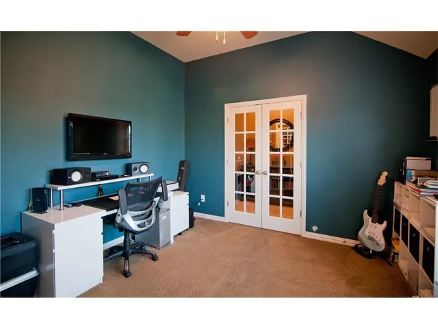 a kitchen with lots of counter top space