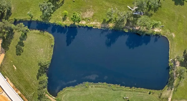 a view of a small yard