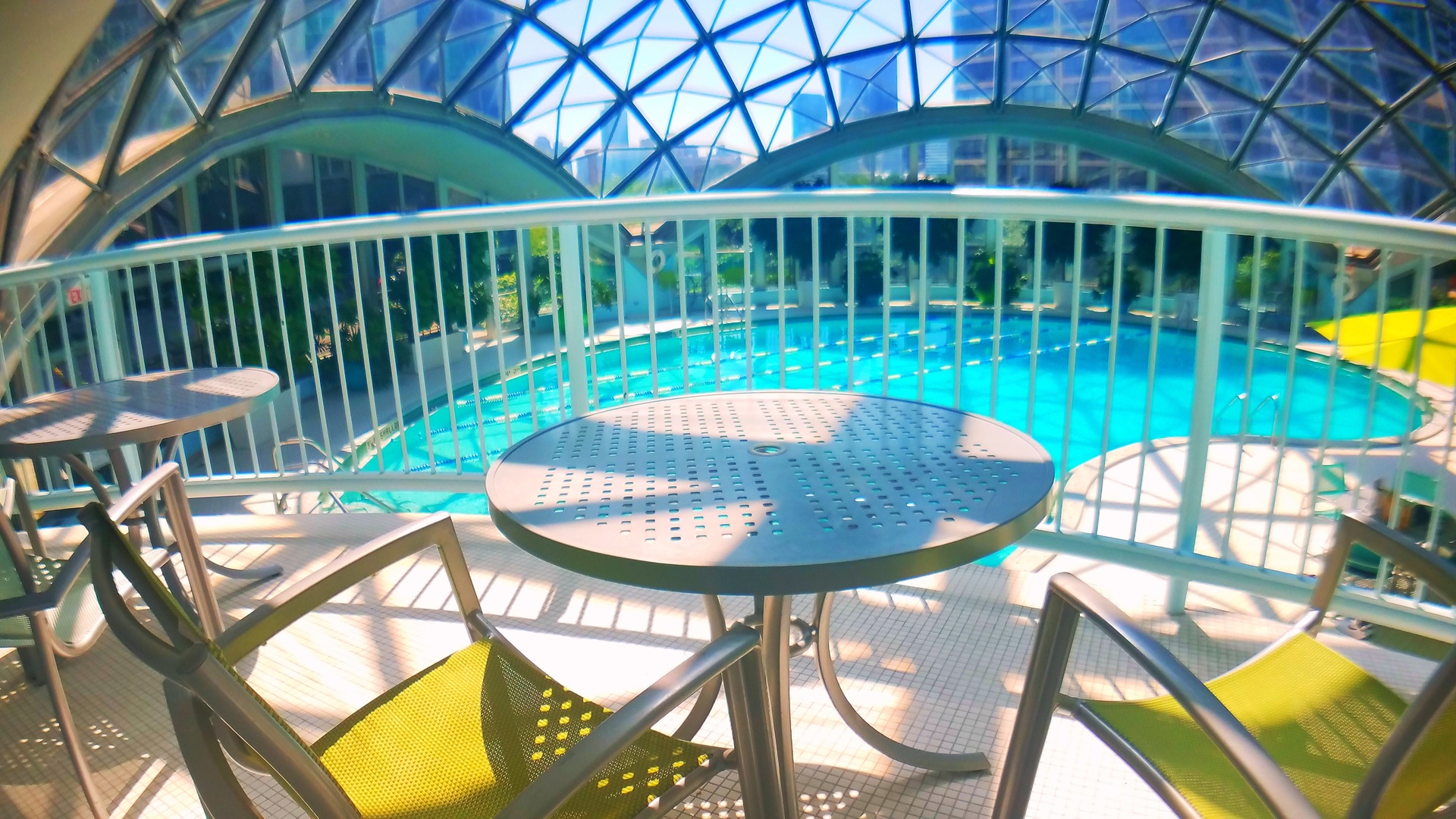 400 East Randolph Street, Unit 3404 Chicago, IL 60601 - Photo 12 of 35 a view of a swimming pool with a patio and a garden
