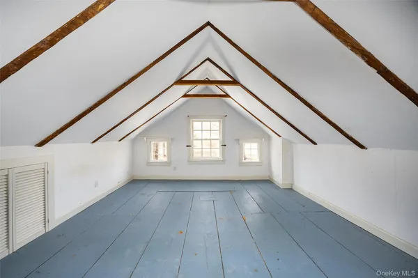 a view of hallway with stairs