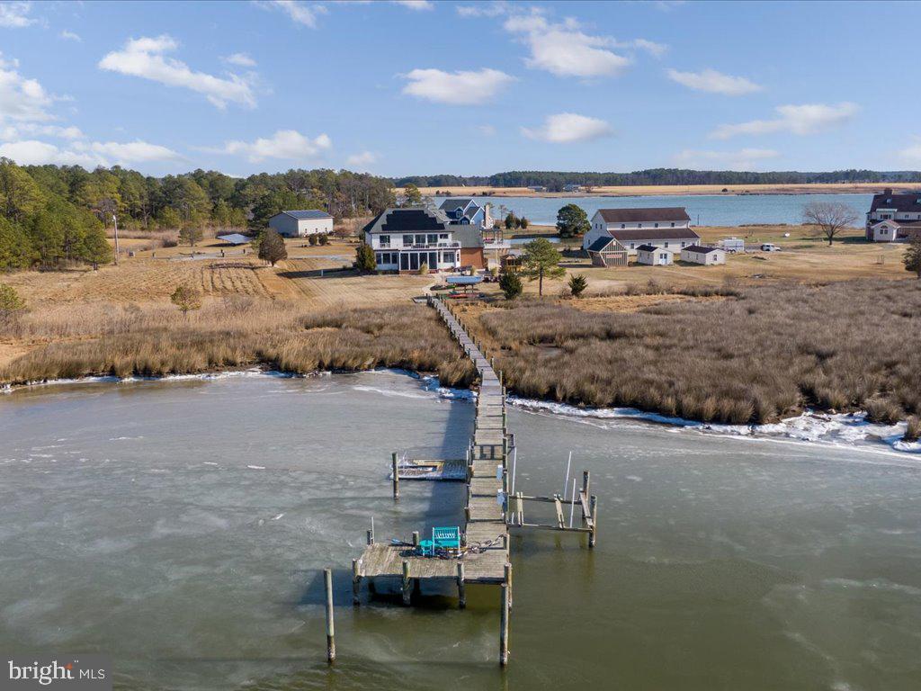 4404 Pine Top Road Madison, MD 21648 - Photo 44 of 68 a view of a lake with houses