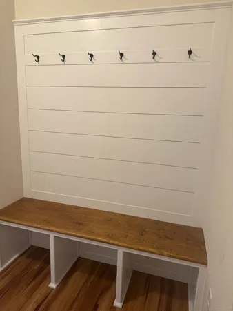 a view of a closet