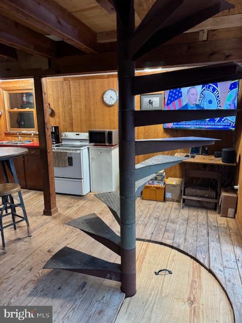 404 North Maple Road Mount Jackson, VA 22842 - Photo 5 of 10 a view of a kitchen with furniture and a fireplace