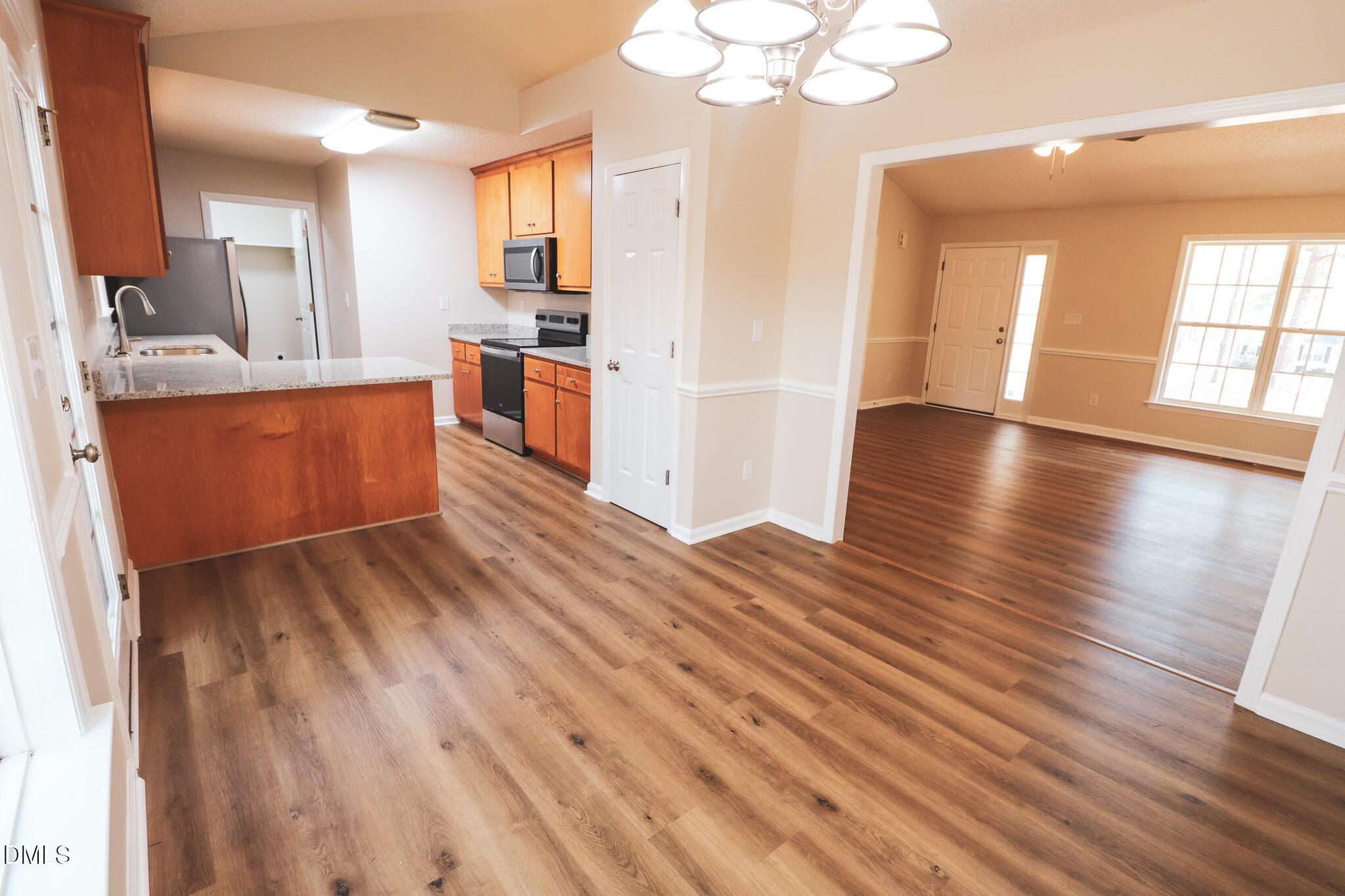 55 Edward Court Willow Spring, NC 27592 - Photo 18 of 25 a view of a kitchen from the dinning room