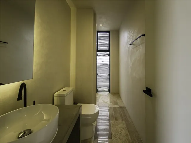 a bed room with a bed