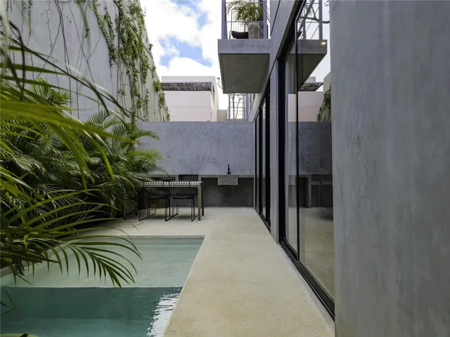 a view of balcony and patio