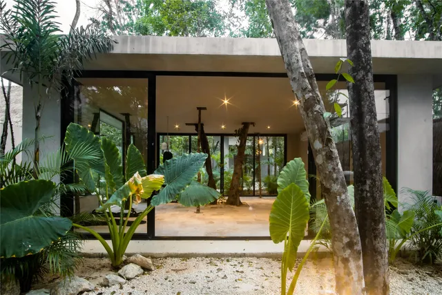 a view of balcony with wooden floor