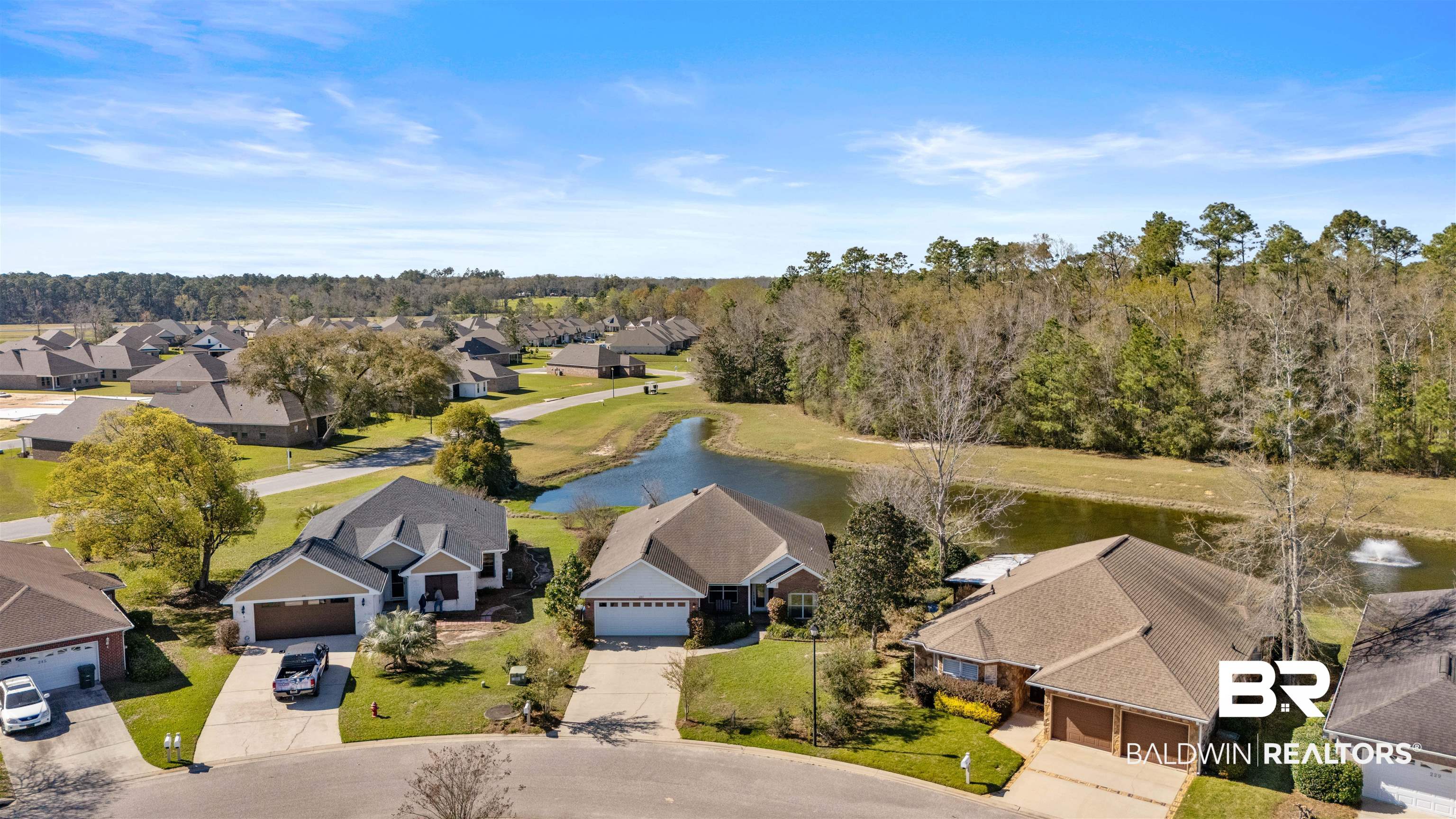 237 Hemingway Loop Foley, AL 36535 - Photo 45 of 49 Birds eye view of property with a residential view and a water view