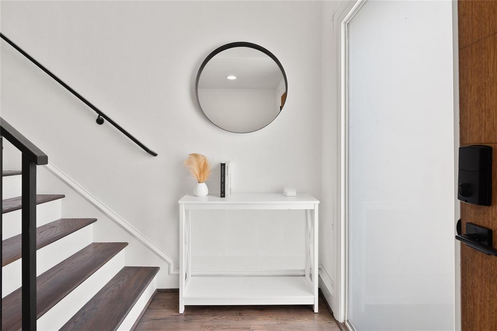 5014 Mission Avenue, Unit A Dallas, TX 75206 - Photo 20 of 26 a bathroom with a sink and mirror