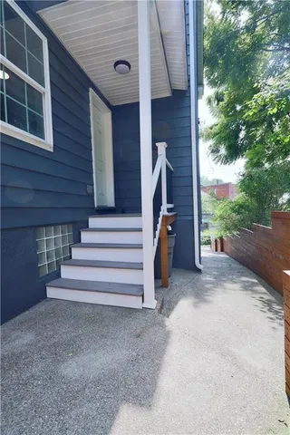 a backyard of a house