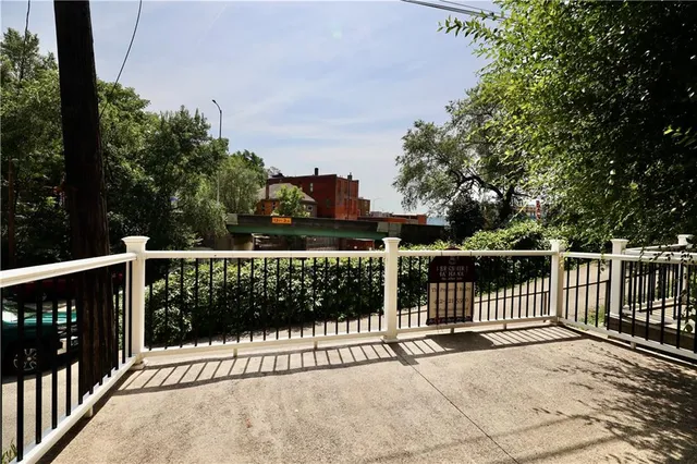 a view of a roof deck