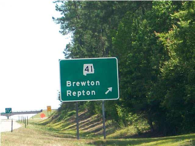 4963 Brushy Creek Road Brewton, AL 36426 - Photo 3 of 11 This is the exit to get to Range Rd