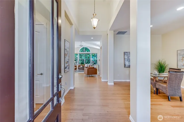 a view interior of the house and livingroom
