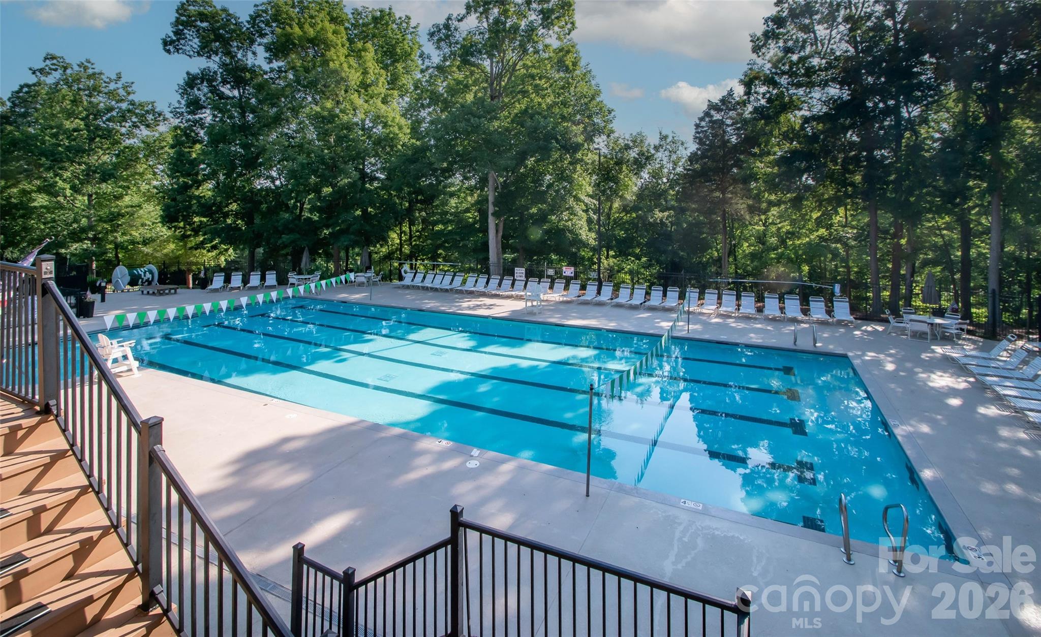 10801 Whitfield Ridge Drive Charlotte, NC 28277 - Photo 43 of 47 a view of a backyard with a deck