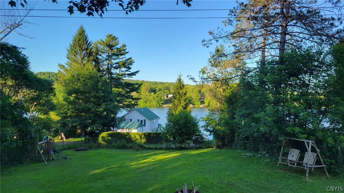 1248 Lake Como Road Summerhill, NY 13045 - Photo 2 of 22 Lake view from deck