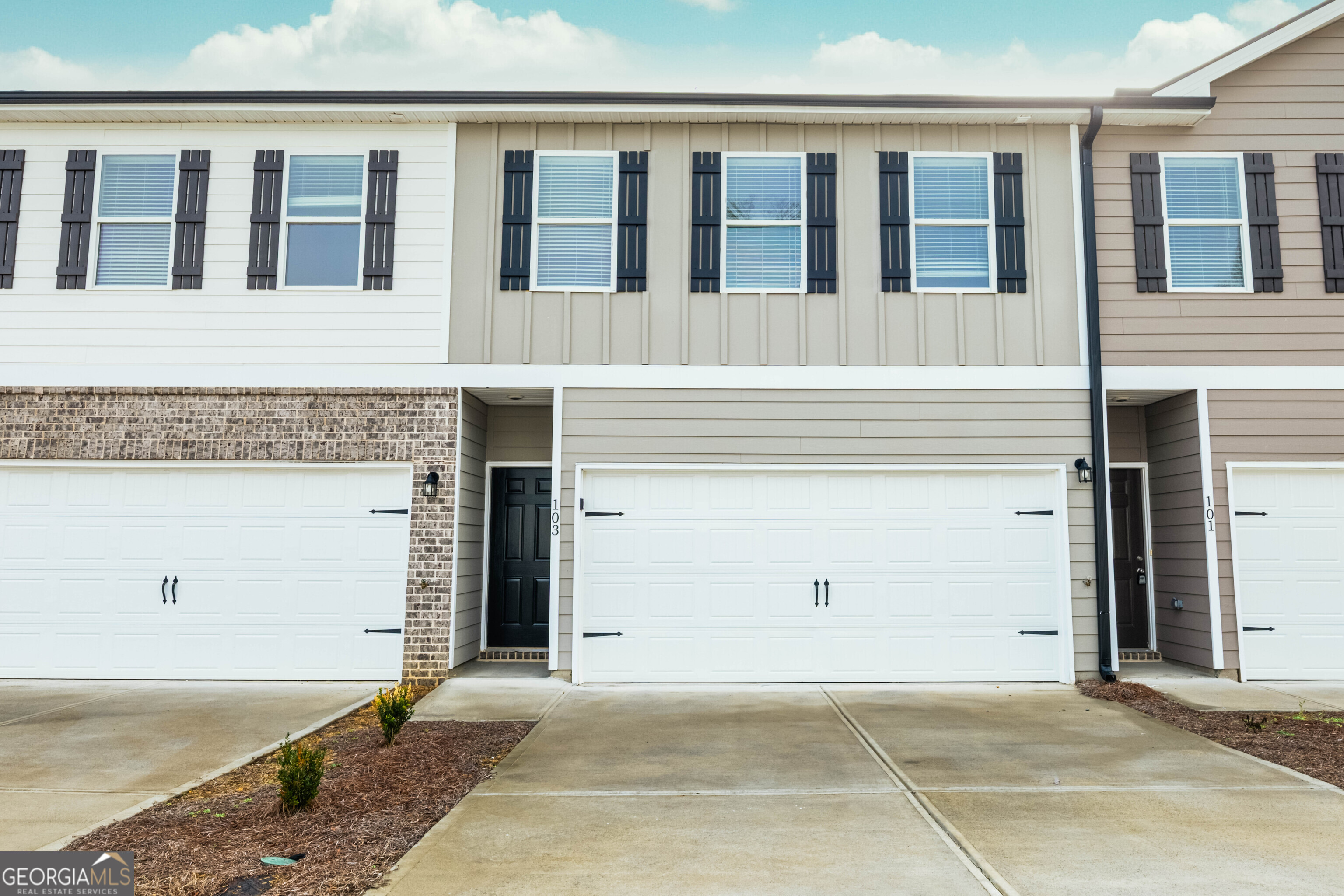 a view of a building with a outdoor space