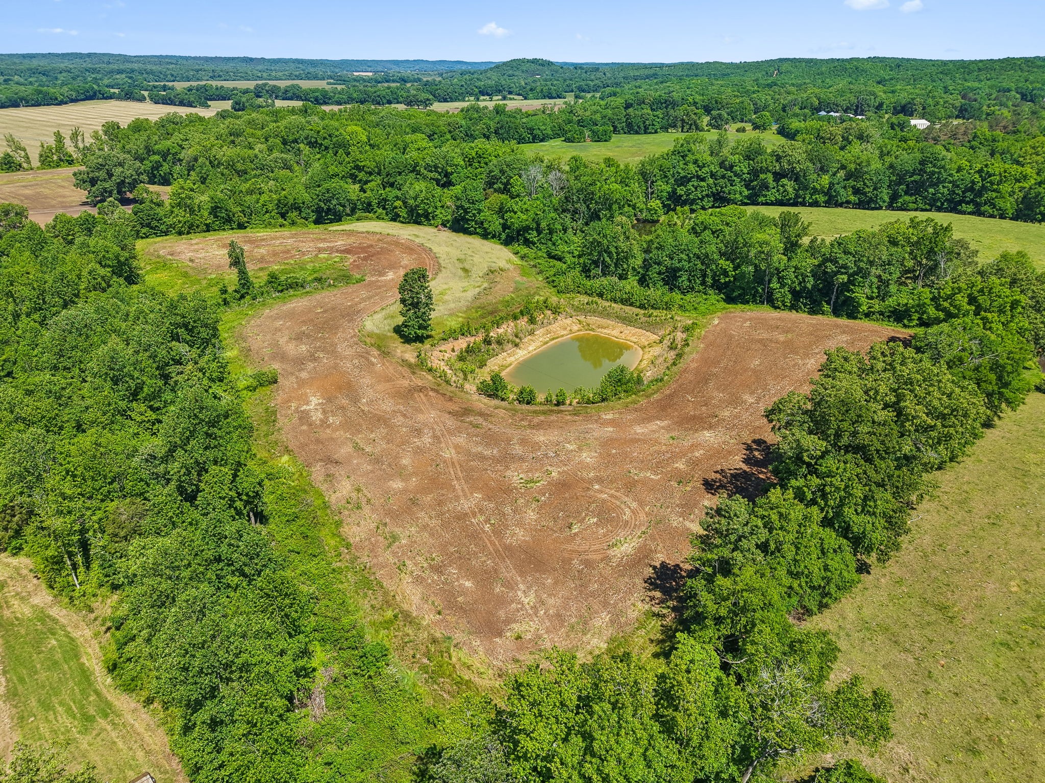 0 Rochelle Lane Hurricane Mills, TN 37078 - Photo 13 of 69 an aerial view of a house with a yard