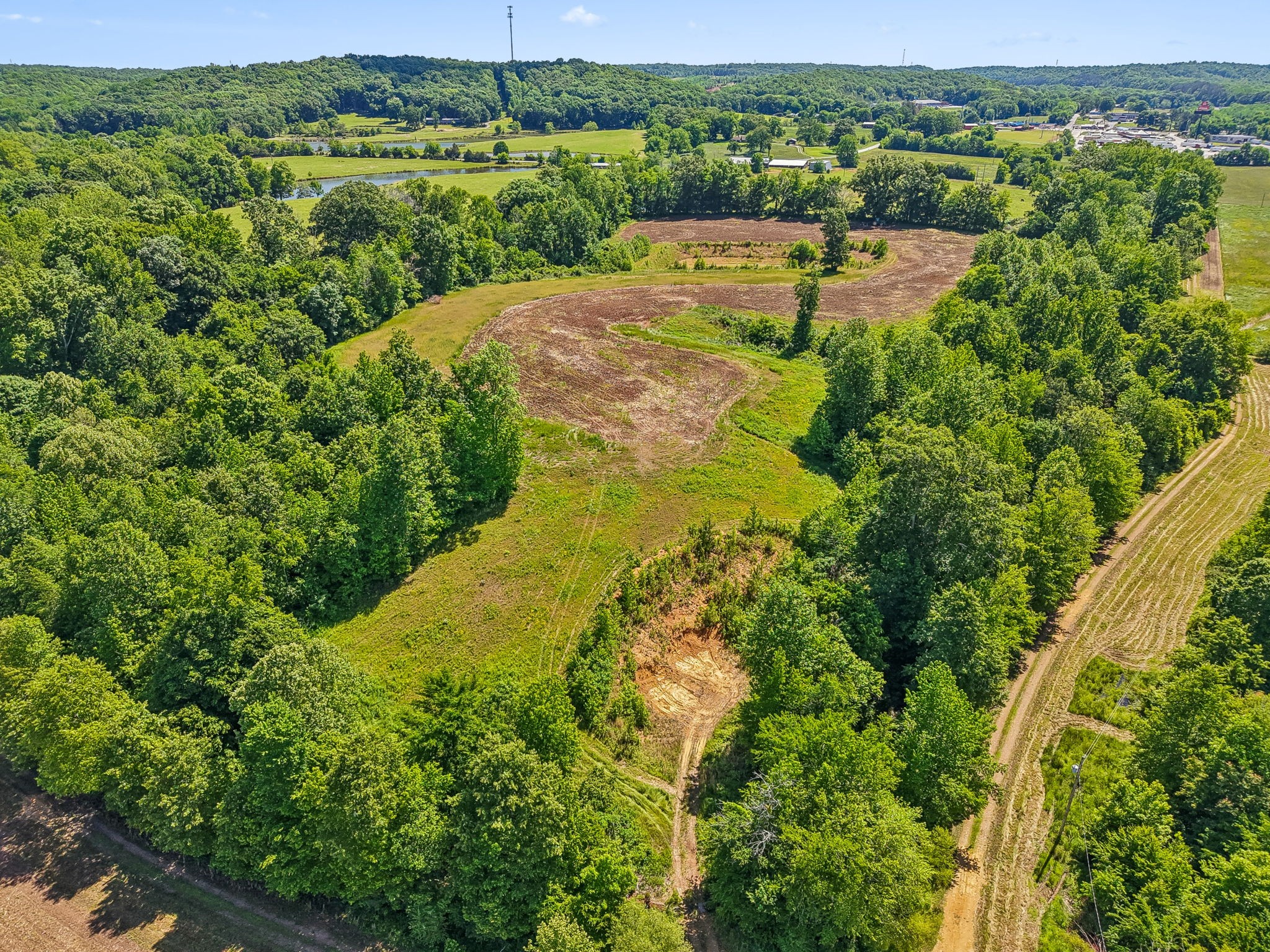 0 Rochelle Lane Hurricane Mills, TN 37078 - Photo 17 of 69 an aerial view of a house with a yard