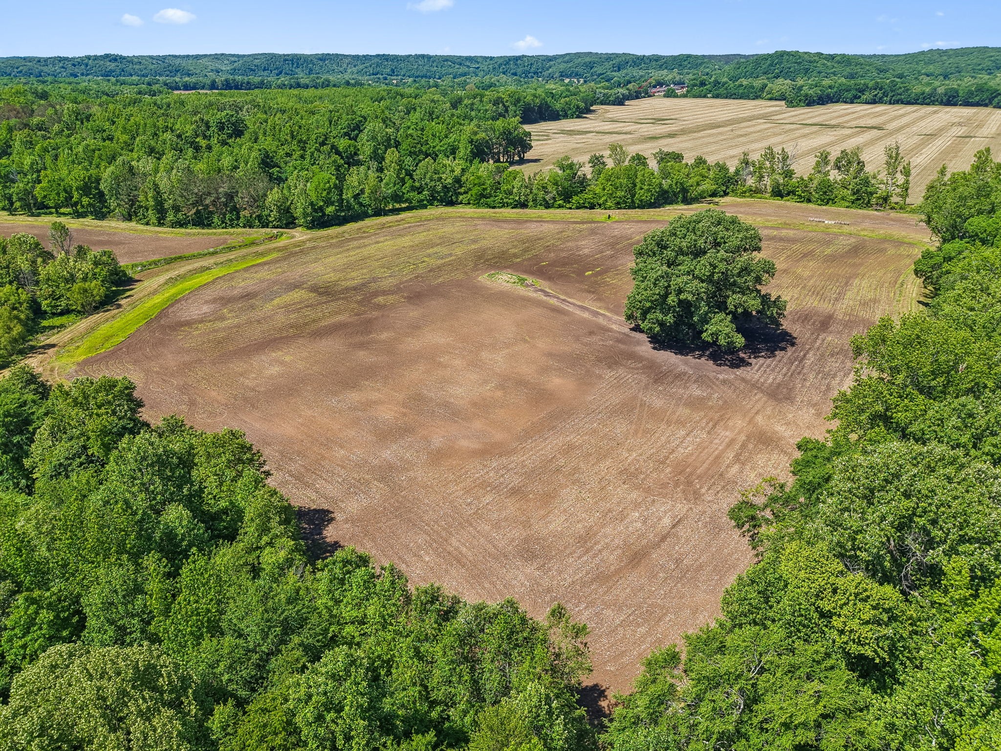 0 Rochelle Lane Hurricane Mills, TN 37078 - Photo 10 of 69 an aerial view of a house with a yard and lake view