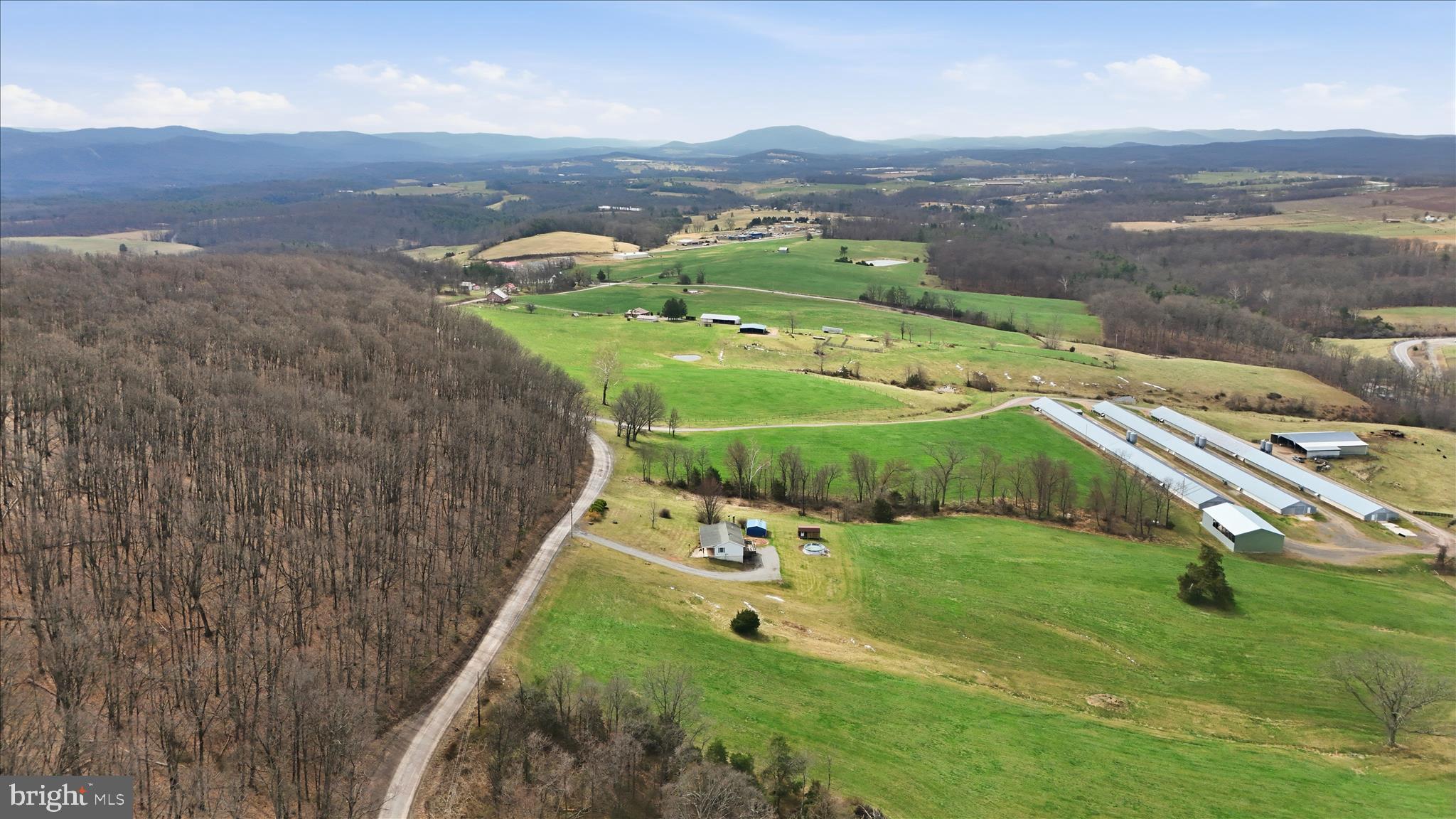 529 Braddock School Road Slanesville, WV 25444 - Photo 31 of 44 an aerial view of a houses with a yard