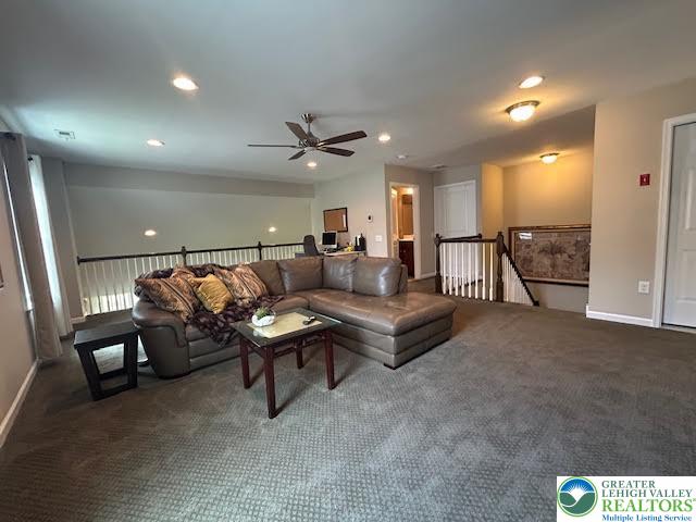 1051 Resolution Drive Bethlehem, PA 18017 - Photo 25 of 33 a living room with furniture and a ceiling fan