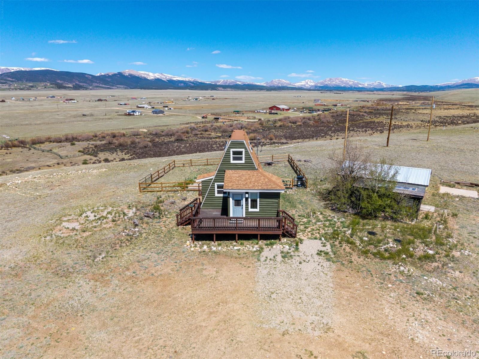 1365 Kokanee Road Fairplay, CO 80440 - Photo 32 of 45 an aerial view of a building and ocean view