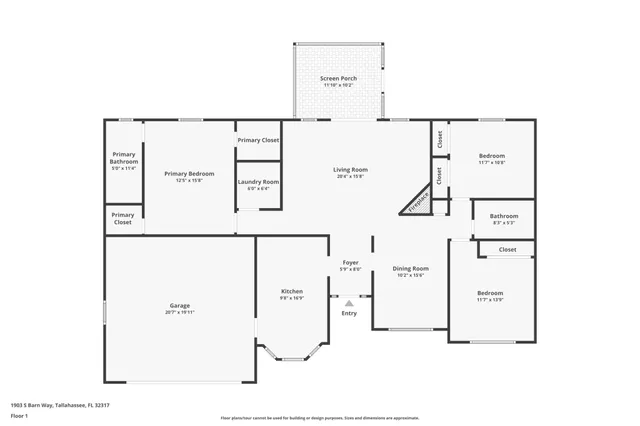 $340,000 | 1903 South Barn Way, Tallahassee, FL 32317