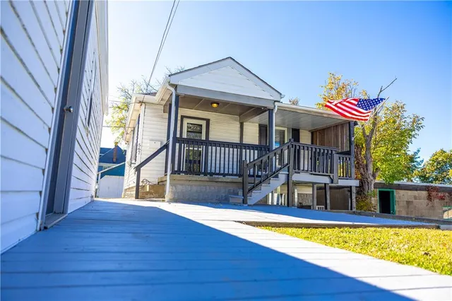 a view of front door