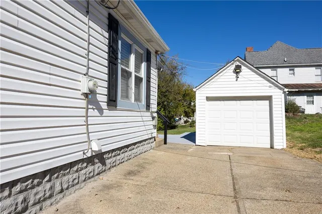 a view of a door of the house